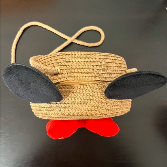 Minnie Mouse Circular Straw Purse - Picture 3 of 6